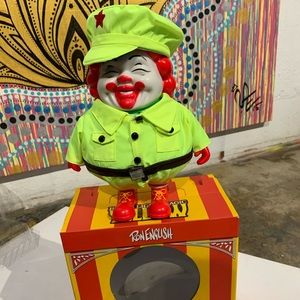 Ron English autograph signed art figurine collect